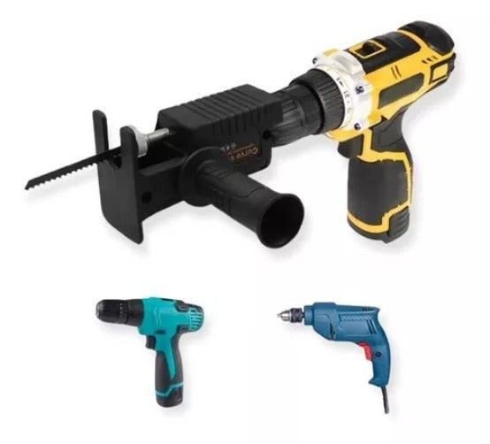 🪚 Adaptador para Taladro → Sierra Eléctrica Multifunción