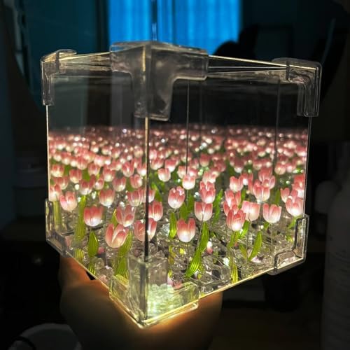 ✨ Lámpara Cubo Tulipán Eterno