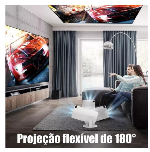 🎥 Proyector Inteligente 4K con Pantalla Gigante de 150”